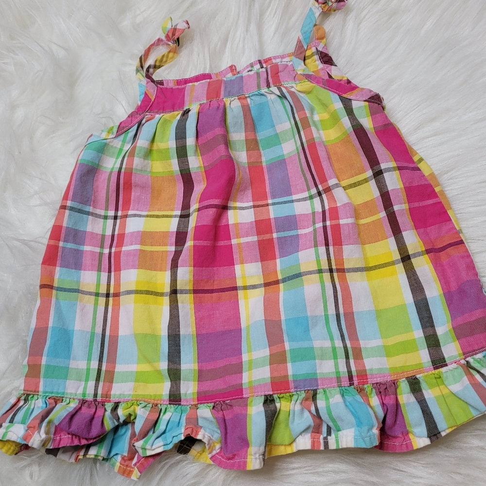 Wonder Kids Multiple Color Plaid Dress - Picture 1 of 5